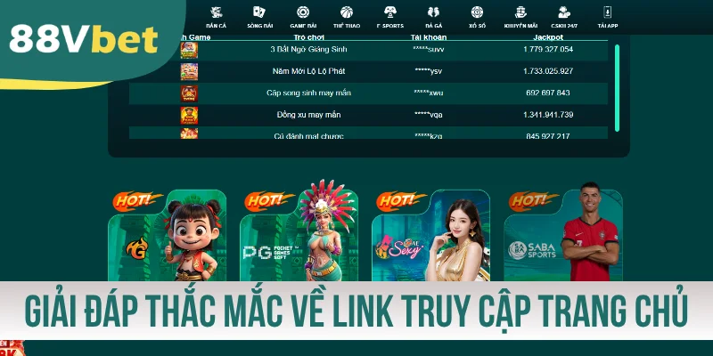 Giải đáp thắc mắc về link truy cập trang chủ