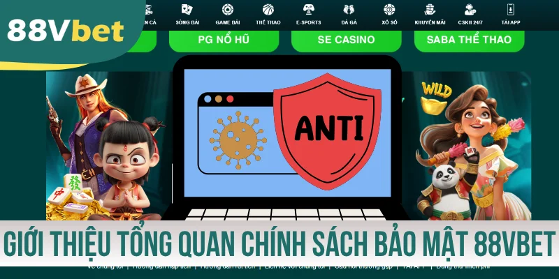 Giới thiệu tổng quan chính sách bảo mật 88VBET
