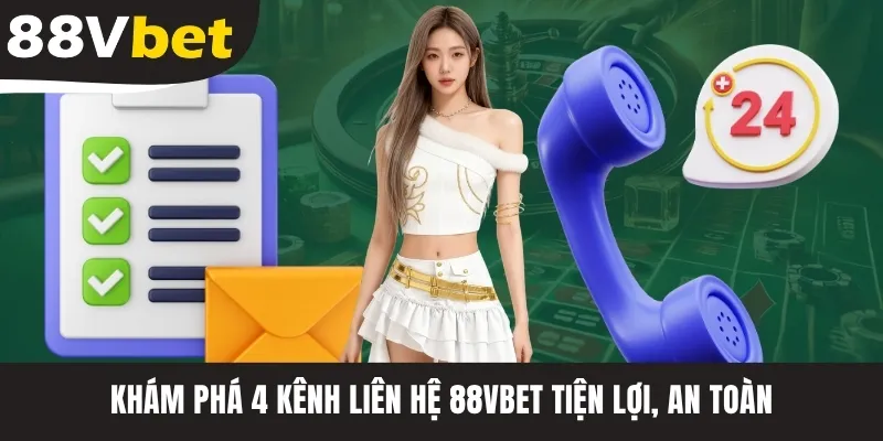 Khám phá 4 kênh liên hệ 88VBET tiện lợi, an toàn