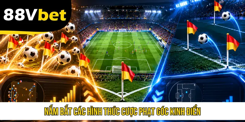 Nắm bắt các hình thức cược phạt góc kinh điển